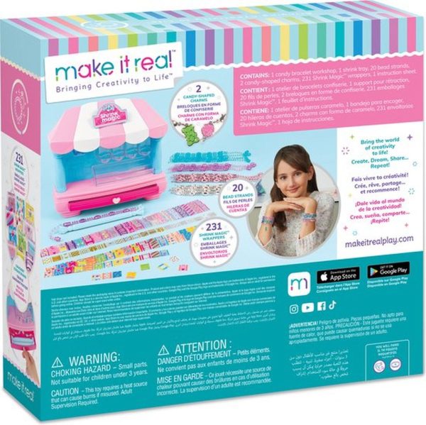 Make it Real - Shrink Magic Candy Shop Bracelet Kit - Afbeelding 6