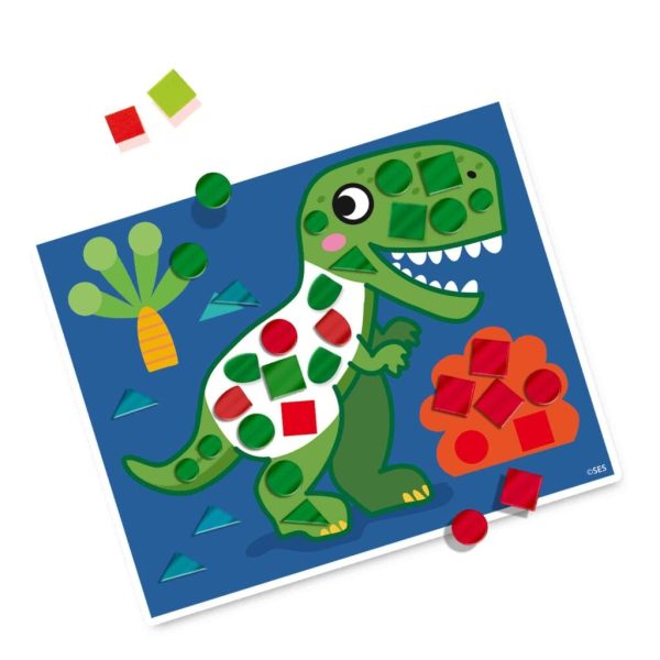 SES Creative - Ik leer dino's mozaïeken - Afbeelding 4
