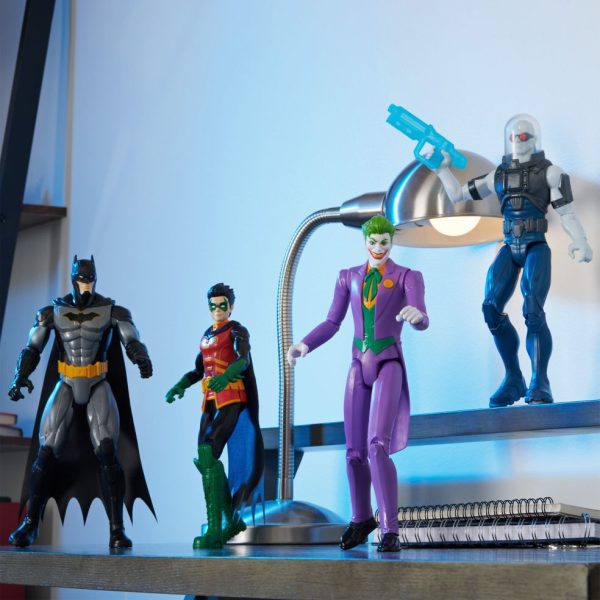 DC Comics - Actiefiguur 30cm (4-pack) (Batman/Robin/The Joker/Mr. Freeze) - Afbeelding 8