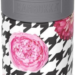 Thermosbeker KAMBUKKA Etna 300ml – Floral Patchwork dubbelwandig met 3 in 1