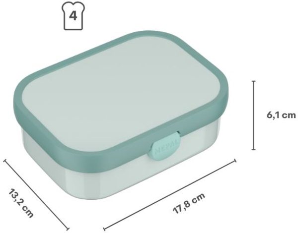 Lunchbox Campus - Cool Mint - Afbeelding 3