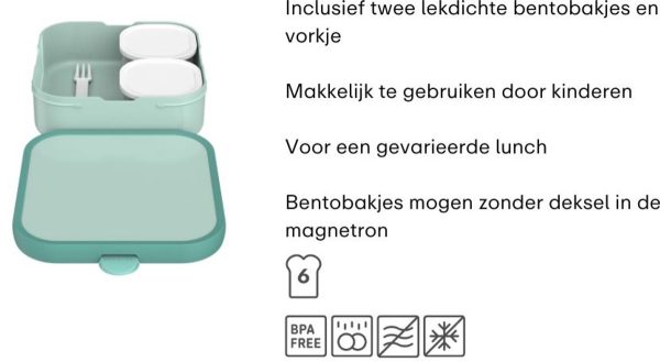 Bento lunchbox Campus groot - Forest Friends - Afbeelding 3