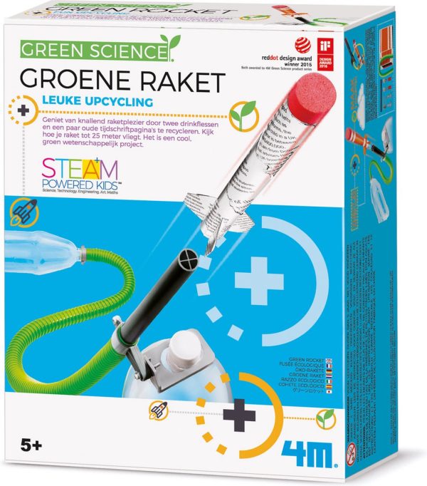 4M KidzLabs Green science - Groene Raket - Afbeelding 3