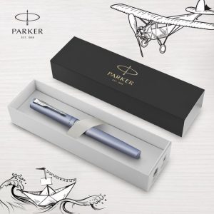Parker Vulpen “Vedctor XL” medium Silver Blue (Giftbox)