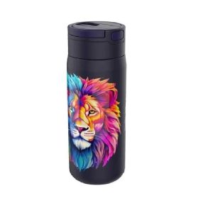Lunch Buddies – RVS Waterfles 600ml Leeuw 2025