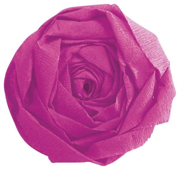 Crêpepapier Exaclair 250x50cm - fel roze - Afbeelding 2