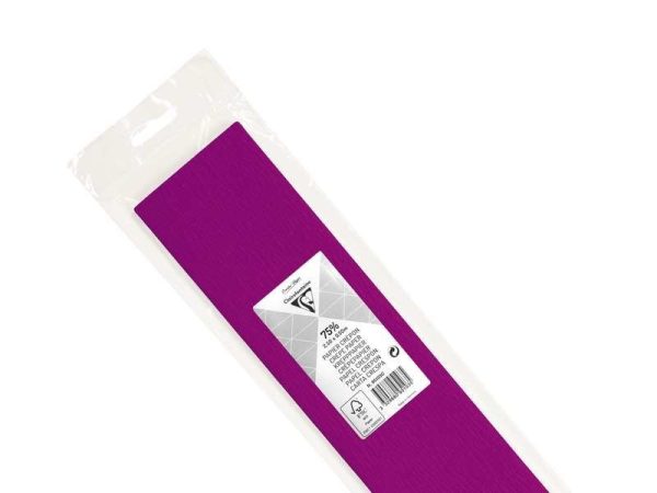 Crêpepapier Exaclair 250x50cm - fel roze - Afbeelding 4