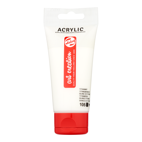 ArtCreation Acrylverf tube 75ml - Titaanwit