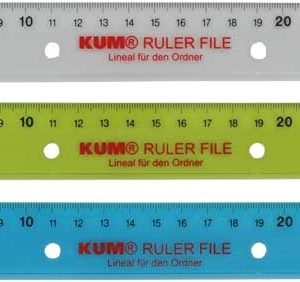 Kum Lat RULER FILE – 30cm (geperforeerd voor in ringmap) – 1 exemplaar