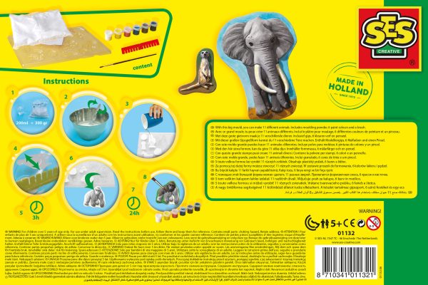 SES Creative Gieten en schilderen - Dieren - Afbeelding 6