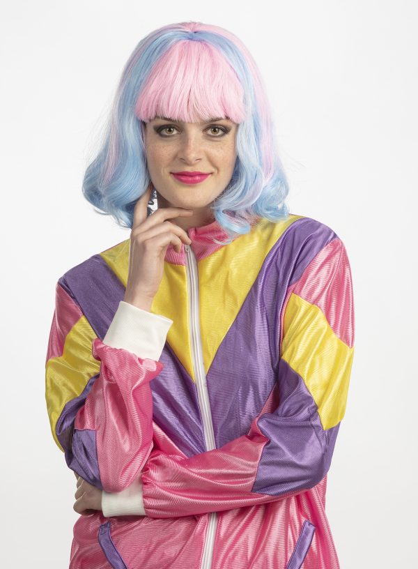 Pruik Mermaid - 1 kleur