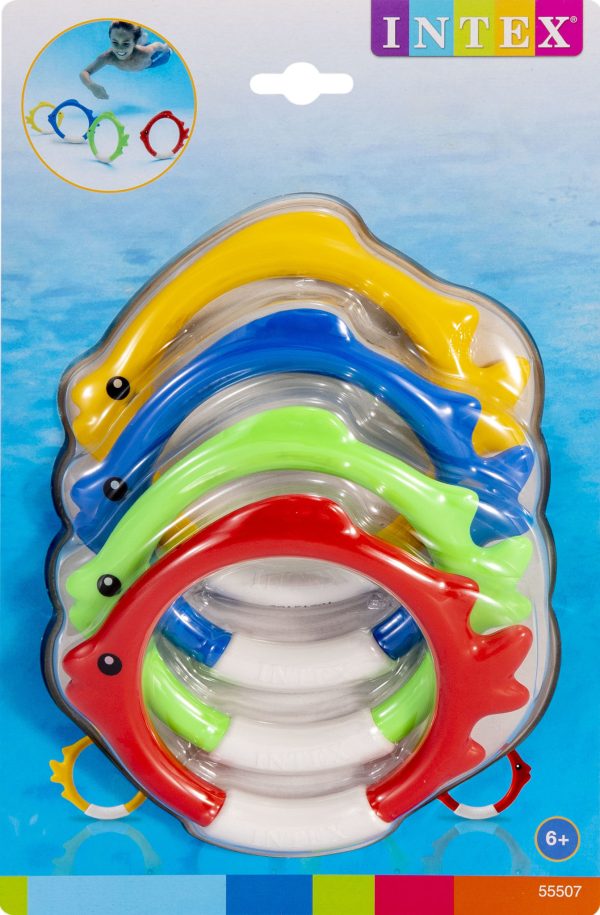 Onderwater Ringen vis - 4stuks