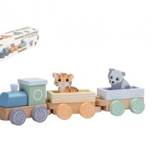 Jouéco – The Wildies Family Treinset met dieren