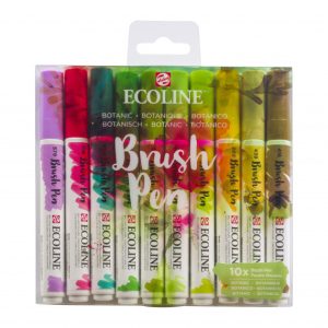 Talens Ecoline Brushpen BOTANISCH – 10stuks