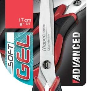 Maped Schaar Advanced Gel (symmetrisch) – 17cm (zwart)