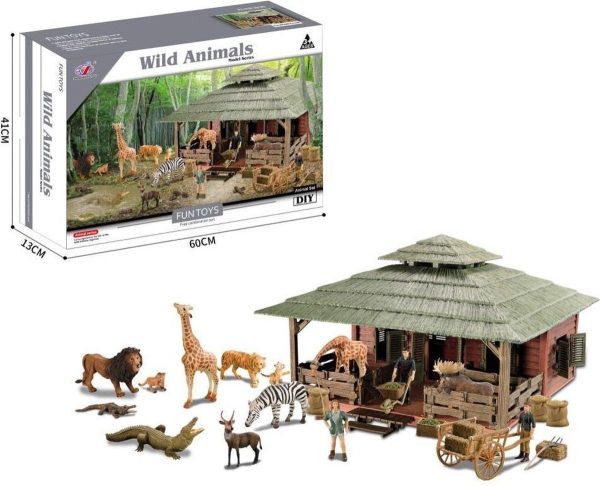 Boerderij met wilde dieren