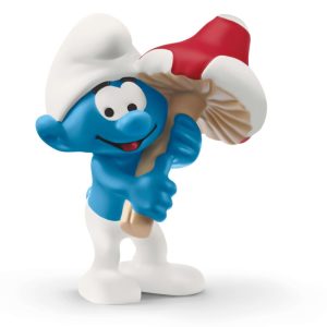 Schleich De Smurfen – Smurf met gelukspaddenstoel