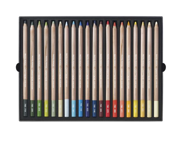 Caran d'Ache Kleurpotloden Pastel - 40stuks in karton etui - Afbeelding 2