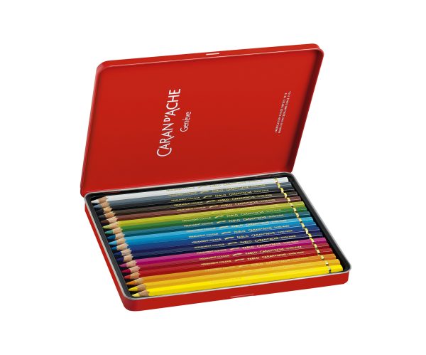 Caran d'Ache Kleurpotloden Pablo - 18stuks in metalen doos - Afbeelding 2