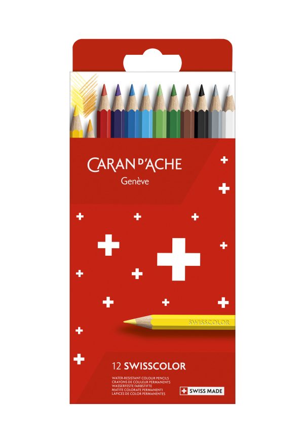 Caran d'Ache Kleurpotlood Swisscolor - 12stuks in karton etui