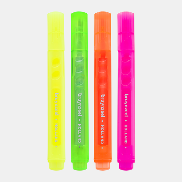Bruynzeel Markeerstift Highlighter Neon - 4stuks - Afbeelding 3