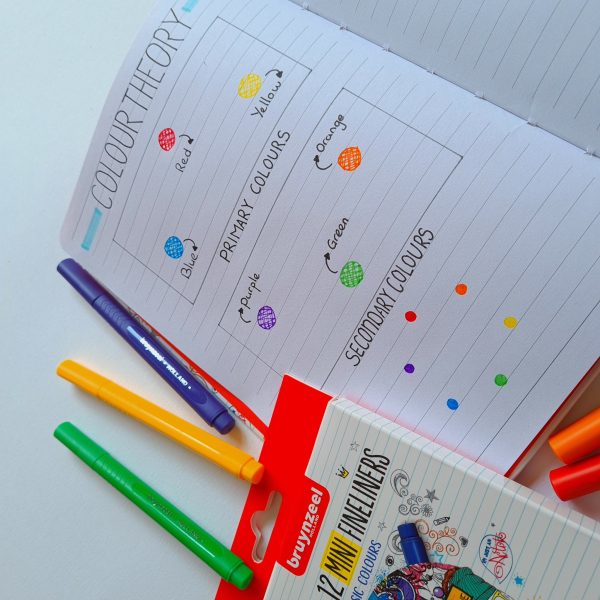 Bruynzeel Fineliner Mini - set van 12 kleuren - Afbeelding 3