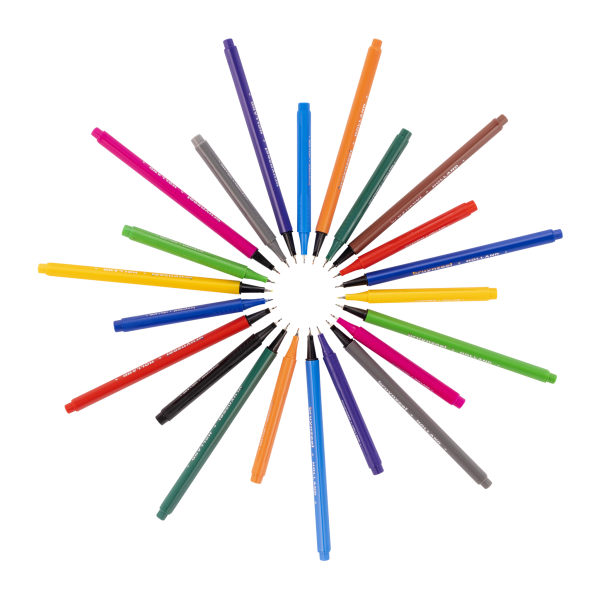 Bruynzeel Fineliner Mini - set van 12 kleuren - Afbeelding 4