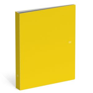 Ringband QC Colour PP/A4 met 2 ringen – maize yellow