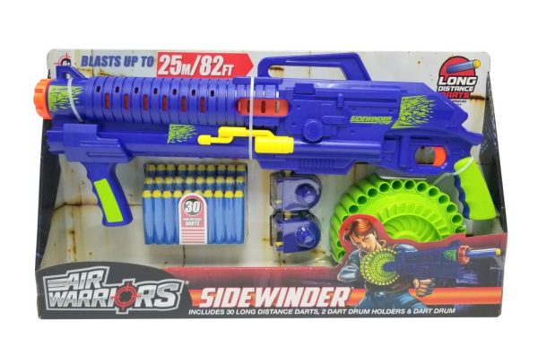 Air Warriors - Sidewinder met 30 lange afstand pijltjes