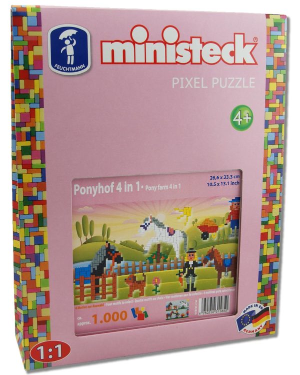 Ministeck (XL Box) - Pony boerderij 4-in-1 (1000stuks)