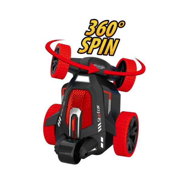 R/C Stunt & Roll Stuntauto (rood) - Afbeelding 4