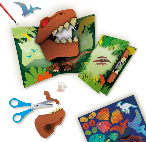 SES Creative - Pop-up kaarten - Dino's - Afbeelding 3