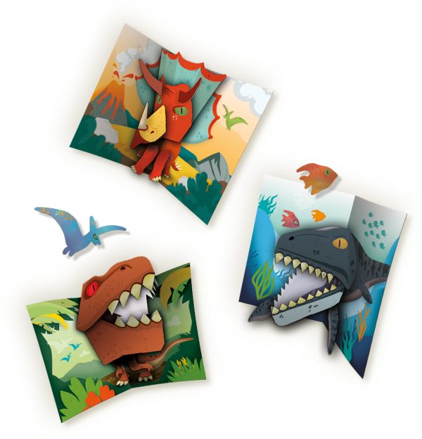 SES Creative - Pop-up kaarten - Dino's - Afbeelding 4