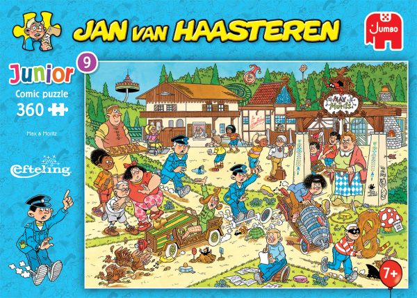 Jan van Haasteren Junior 9 - Max & Moritz Efteling (360stuks) - Afbeelding 2
