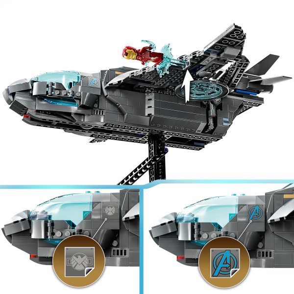 LEGO Marvel Avengers The Infinity Saga De Avengers Quinjet -76248 - Afbeelding 6