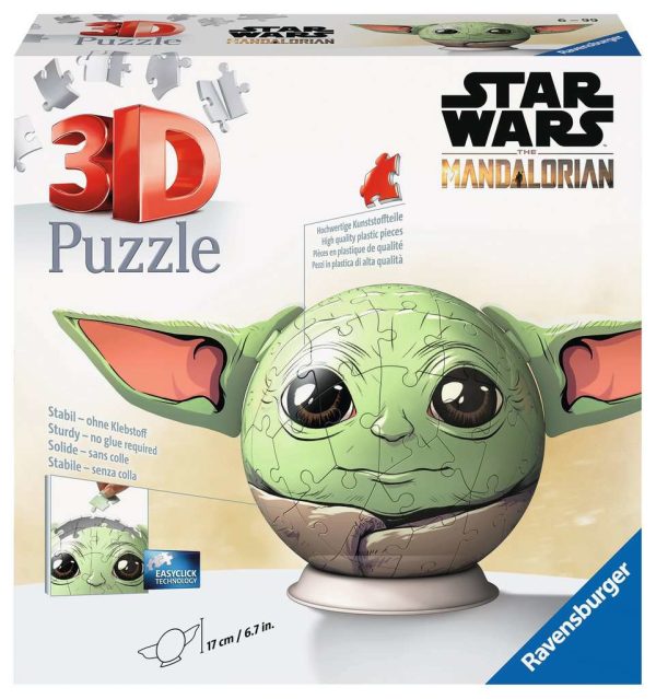 3D Puzzel (77stuks) - Disney Star Wars The Mandalorian - Grogu met oren