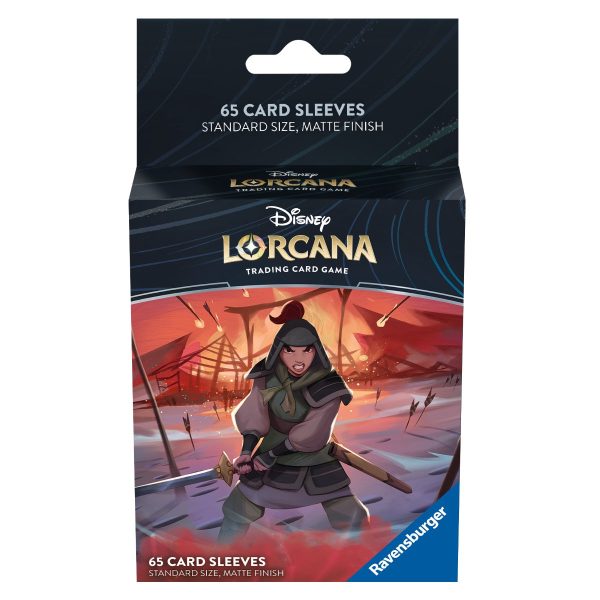 Disney Lorcana - Trading Card Game - Card Sleeve - Mulan (65 cards)