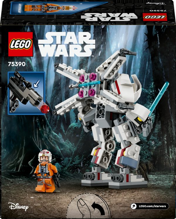 LEGO Star Wars Luke Skywalker X-wing mecha - 75390 - Afbeelding 4