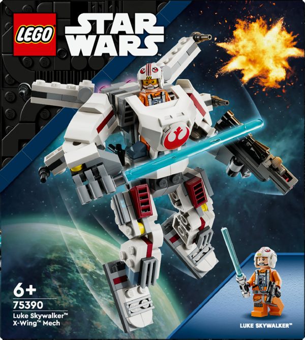 LEGO Star Wars Luke Skywalker X-wing mecha - 75390 - Afbeelding 7