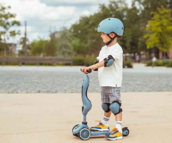 Scoot and Ride - Protective Set XXS - Steel - Afbeelding 2