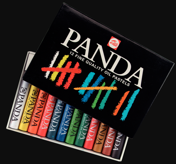 Talens Oliepastel "Panda" - 12stuks
