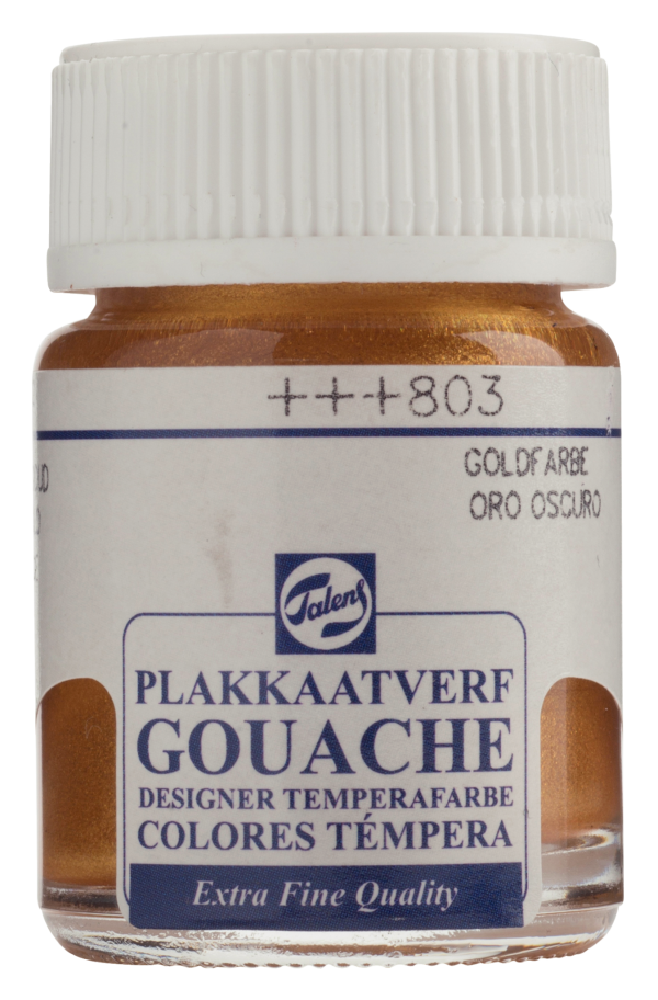 Talens Plakkaatverf Extra Fijn 16ml - Donkergoud