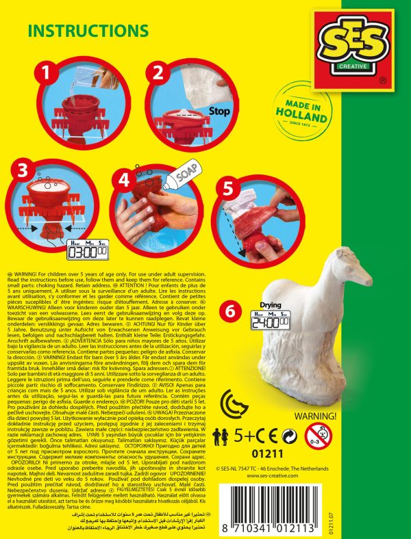 SES Creative Gieten en schilderen - Paard - Afbeelding 2