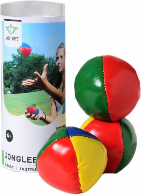 Jongleerballen (Ø 5cm) in koker - 3stuks