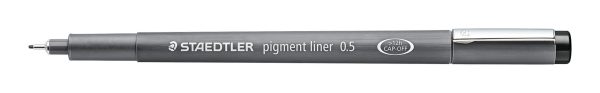 Pigment Liner 0,5mm - zwart - Afbeelding 3
