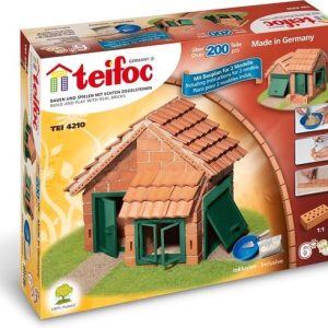 Teifoc Bouwdoos – Huis met dakpannen 200 stuks