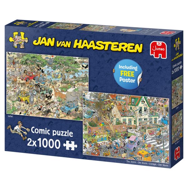 Jan van Haasteren - Safari & Storm (2x1000stuks) - Afbeelding 6