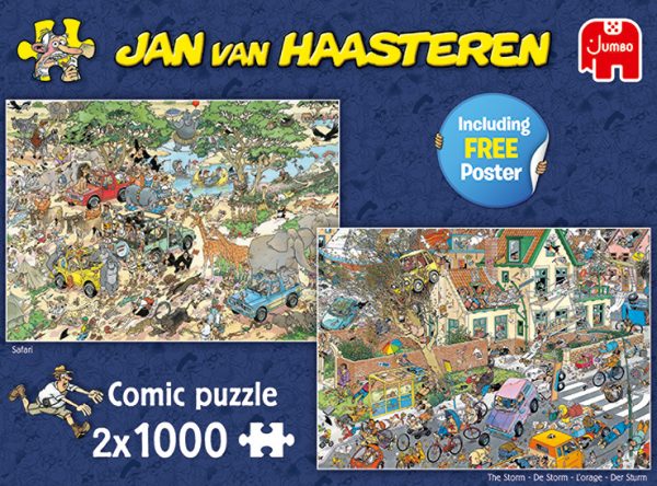 Jan van Haasteren - Safari & Storm (2x1000stuks) - Afbeelding 7