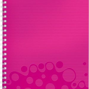 Noteboek A4 PP roze