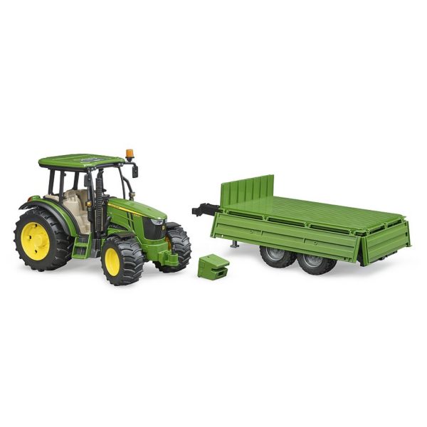 Traktor John Deere 5115M met kiepaanhanger - Afbeelding 3